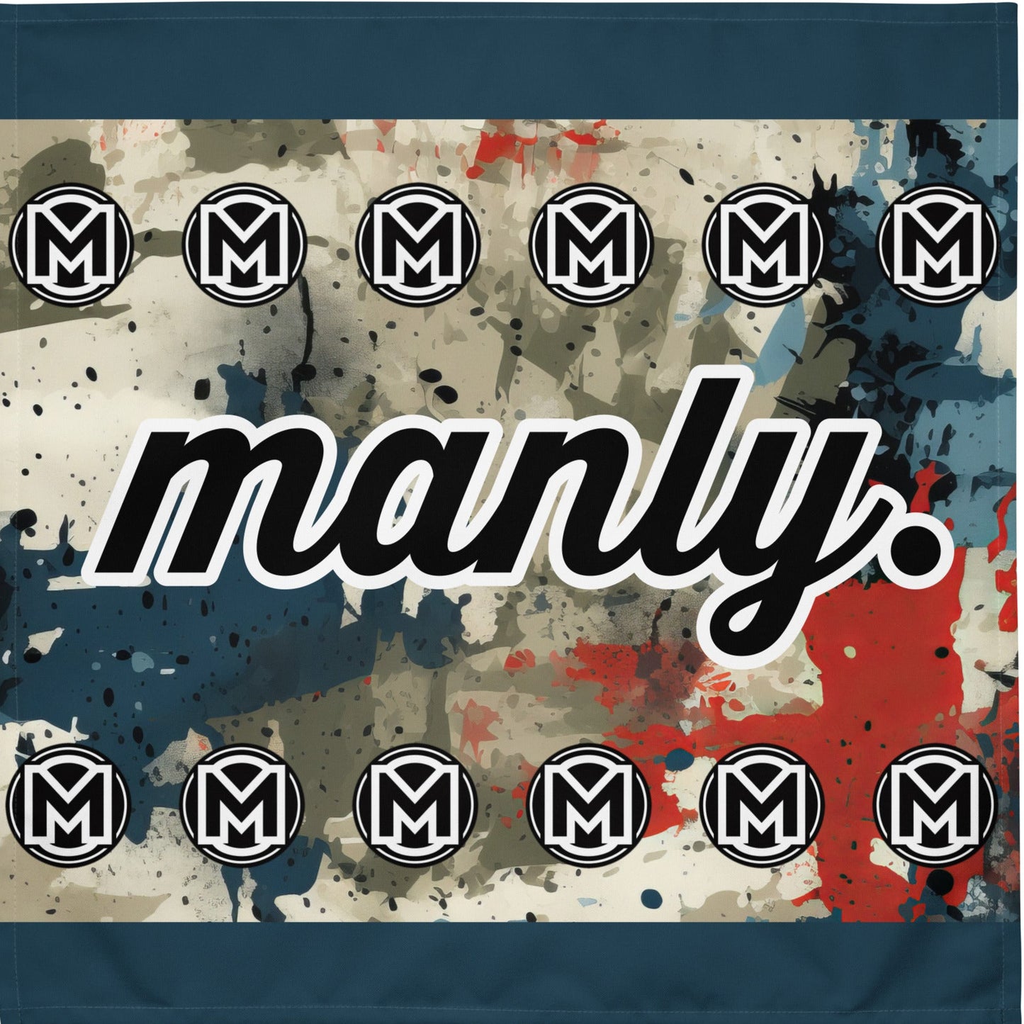 M is for Manly Camou Play Stainless Steel Tumbler, 20 oz