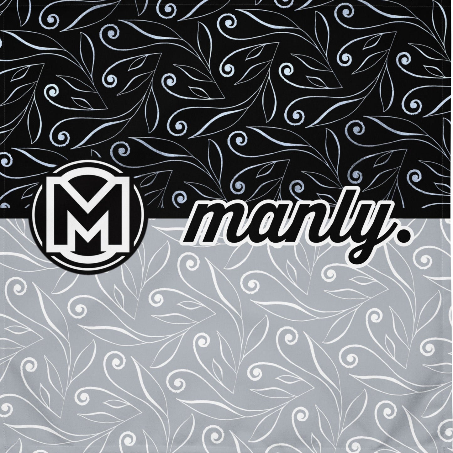 M is for Manly Swirl Stainless Steel Tumbler, 20 oz