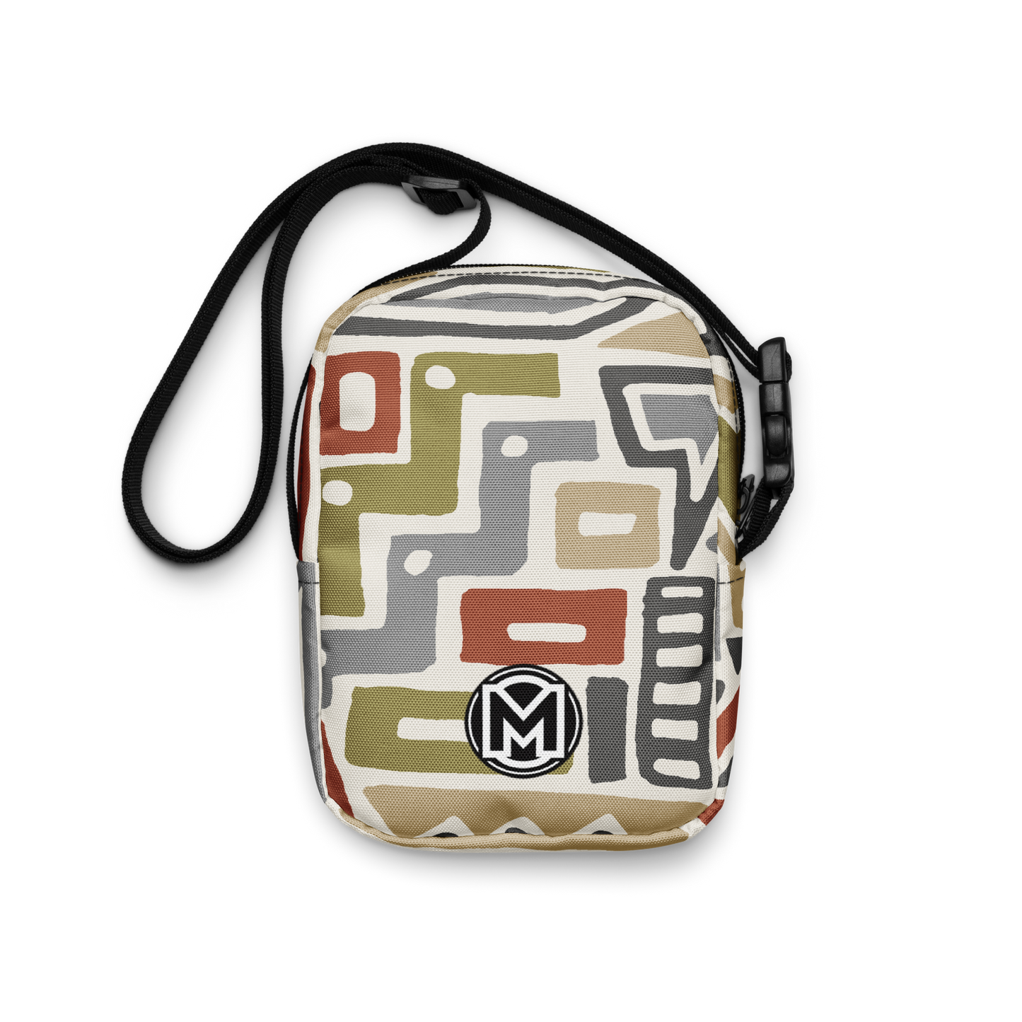 M is for Manly Tribal Tune Utility Crossbody Bag