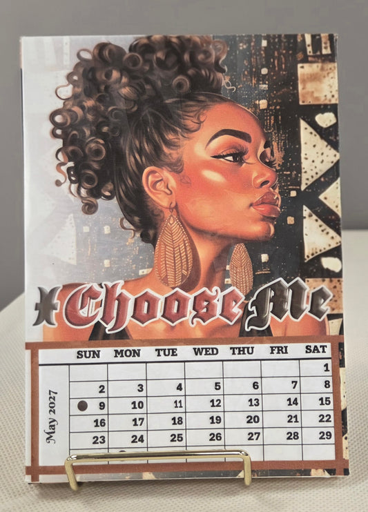 Year 2027 Calendar - Unapologetically Me (Set of 12 1-Month 5x7 Canvas Prints)