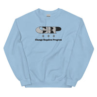 Change Requires Progress Unisex Cotton-Poly Blend Sweatshirt
