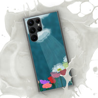 Flower Shower Clear Case for Samsung