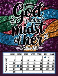 Year 2027 Calendar - Inspirations for Your Spirit (Set of 12, 1-Month 5x7 Canvas Prints)
