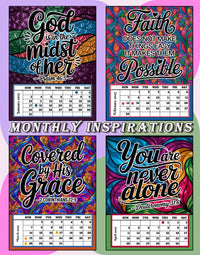 Year 2027 Calendar - Inspirations for Your Spirit (Set of 3 - 4-Month 11x14 Canvas Prints)