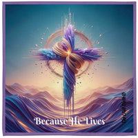 The LIWI Cloth©: Because He Lives (Set of 4, 20" x 20")