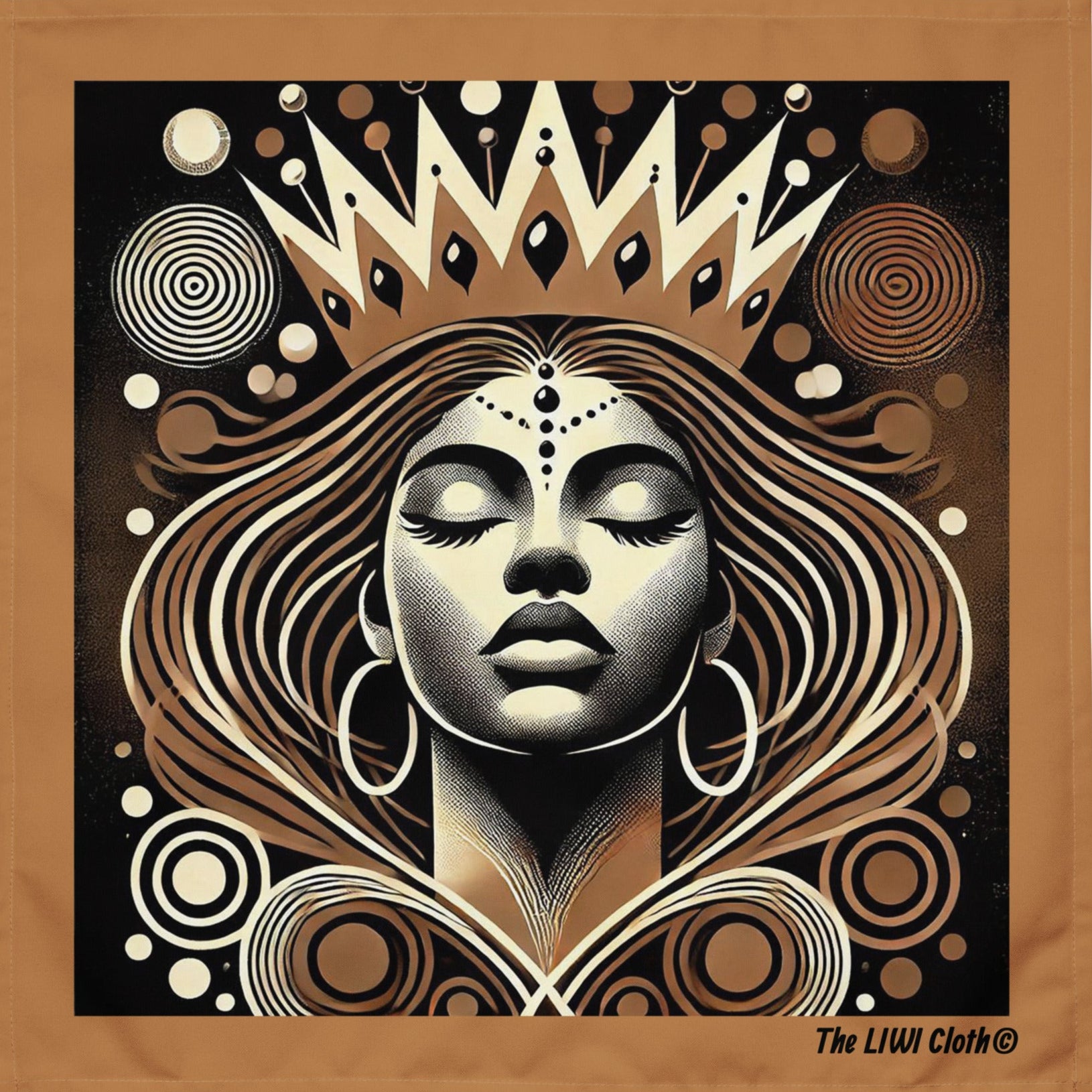 Front of LIWI with image of black queen