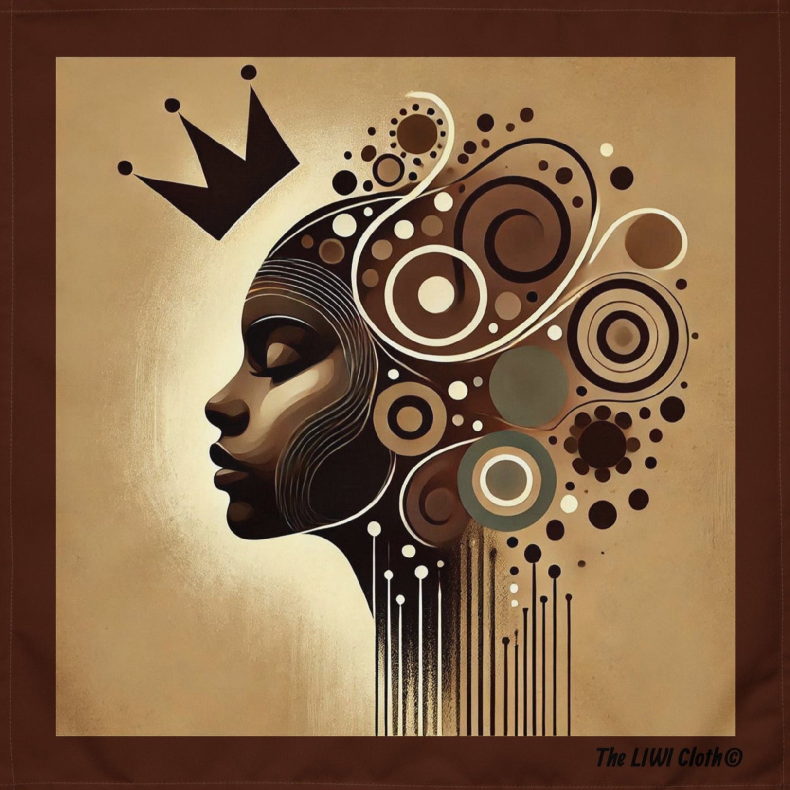 Front of LIWI with image of black queen