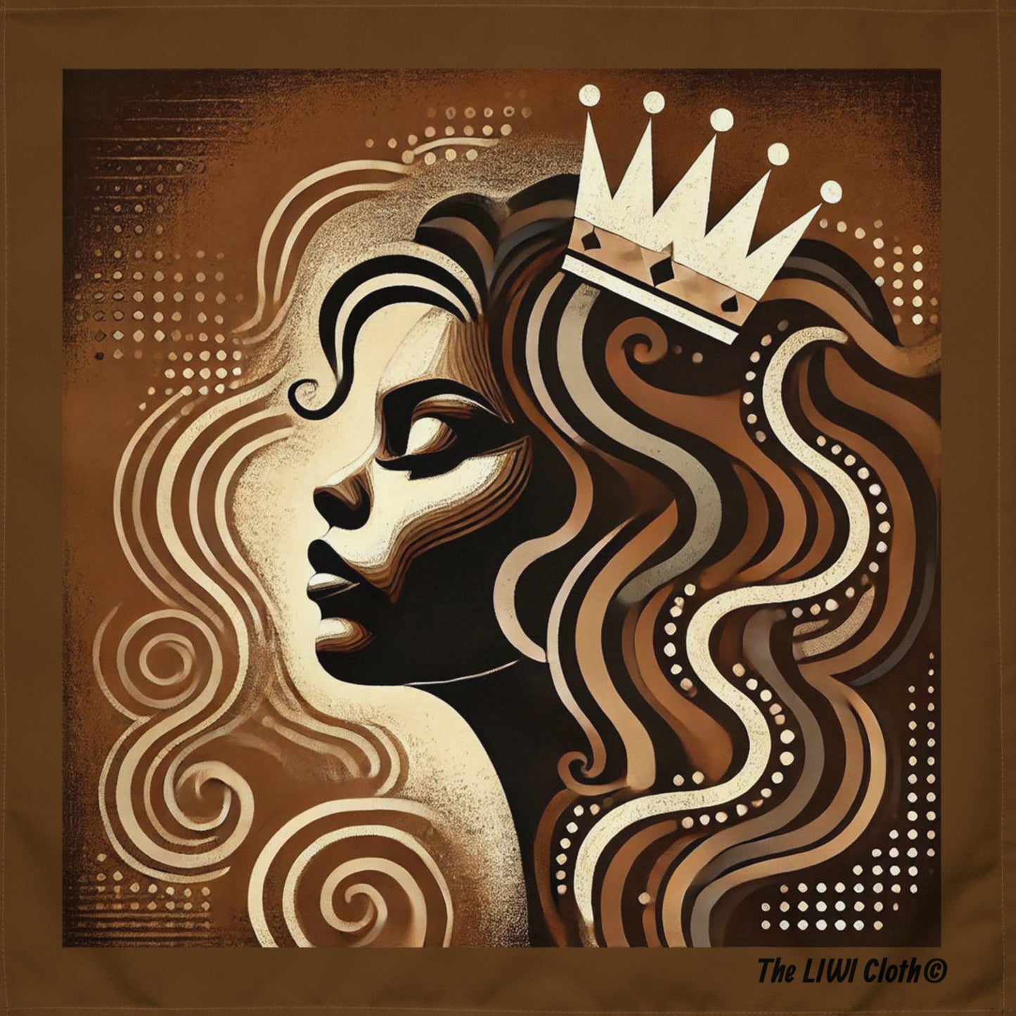 Front of LIWI with image of black queen