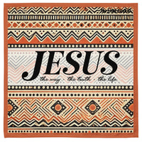 The LIWI Cloth©: The Way, Truth, Life (Set of 4, 20" x 20")