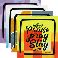 The LIWI Cloth©: Praise-Pray-Slay Variety (Set of 4, 20" x 20"