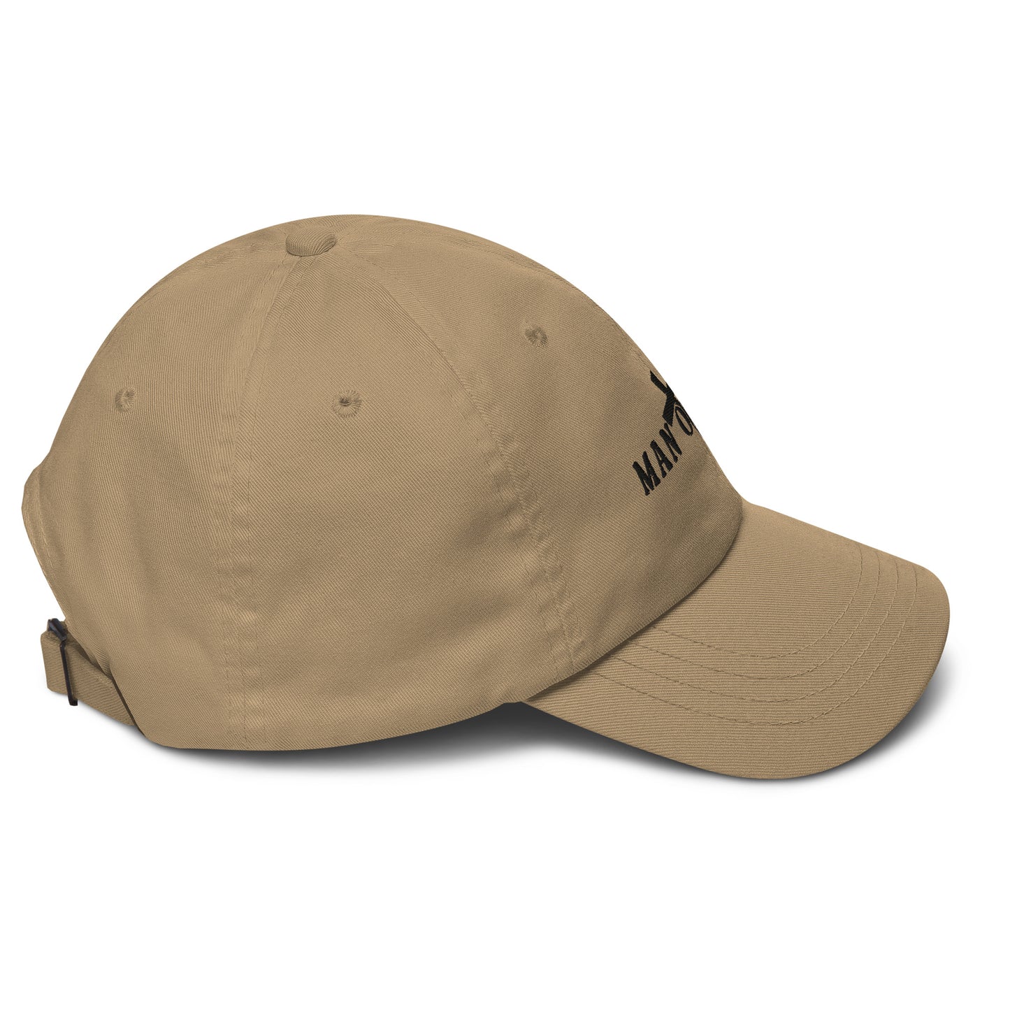 Right of khaki Man of God Cross cap