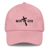 Man of God Cross Message Embroidered Cool Cap