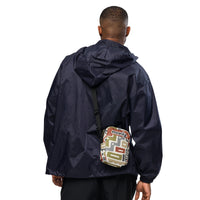 M is for Manly Tribal Tune Utility Cross Body Bag