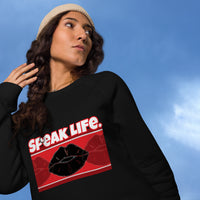 Speak Life Red Cotton-Poly Blend Sweatshirt