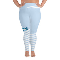 TrendSetter Bluelike Plus Size Poly-Blend Leggings