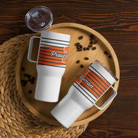 Proverbs 31 Woman Orange Travel Mug w/Handle, 25 oz