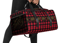 Wild Thang Red and Black Duffel Bag