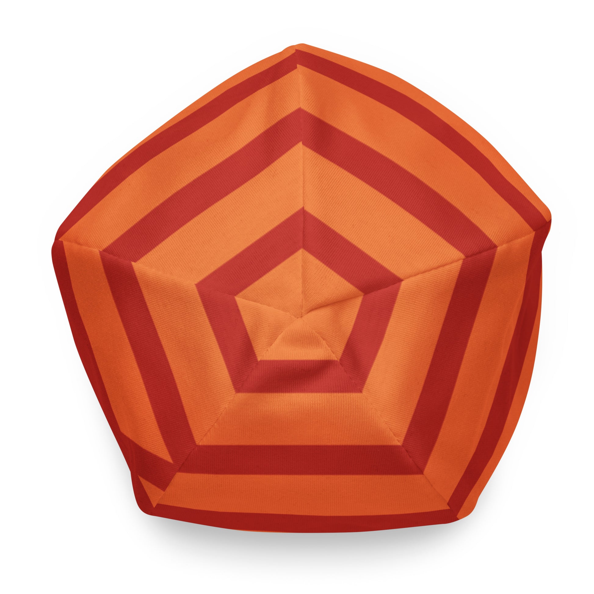 Top of Simply Because orange youth beanie with red Ines
