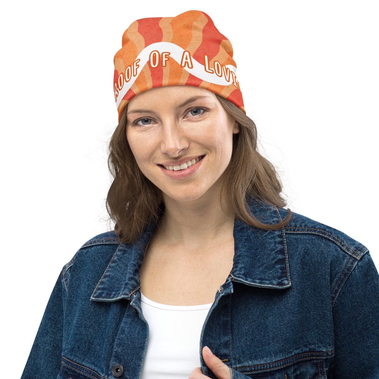 Living Proof Unisex Beanie, Orange