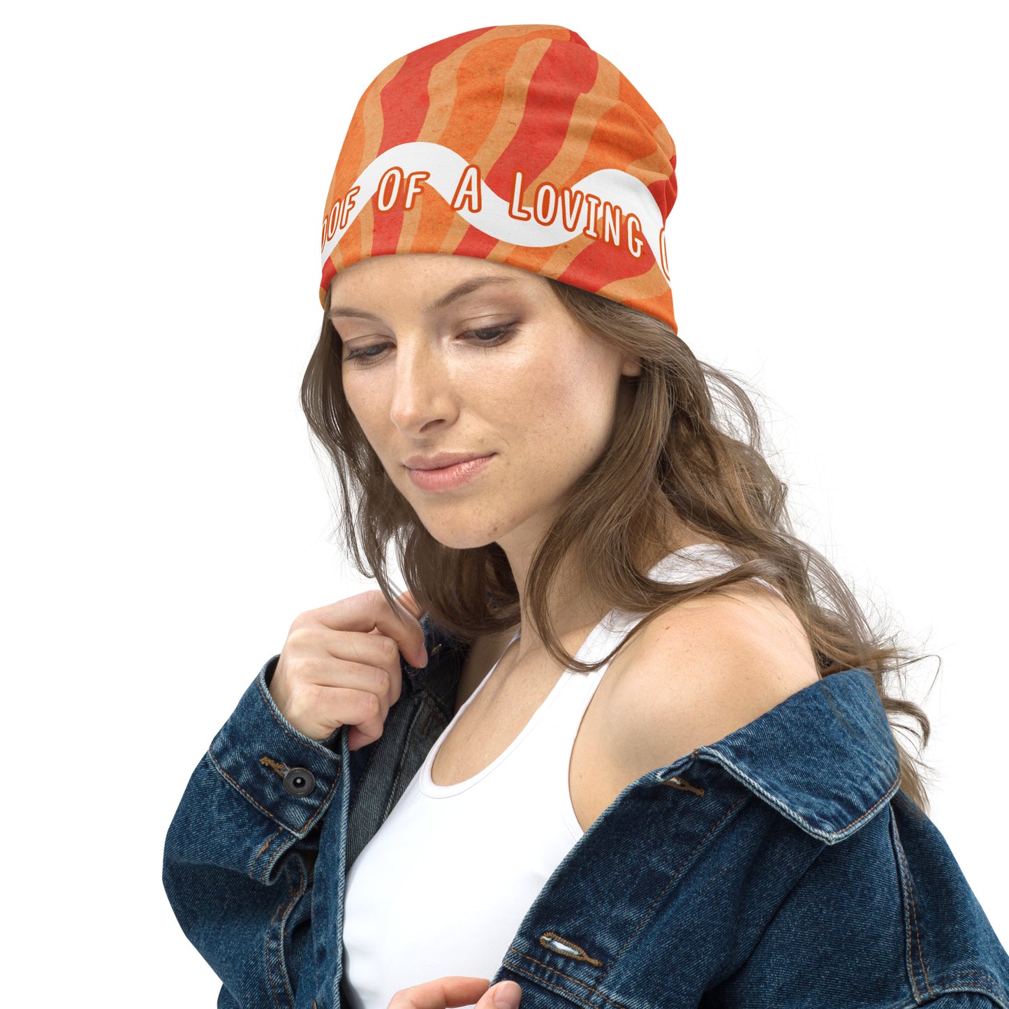 Living Proof Unisex Beanie, Orange