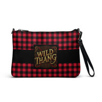 Wild Thang Red and Black Plaid Cross Body Bag