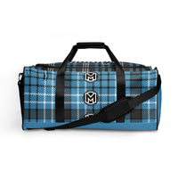 M is for Manly Boy Blue Duffel Bag