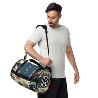 M is for Manly Camou Play Gym Bag