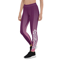 TrendSetter Purple Rules Poly-Blend Leggings