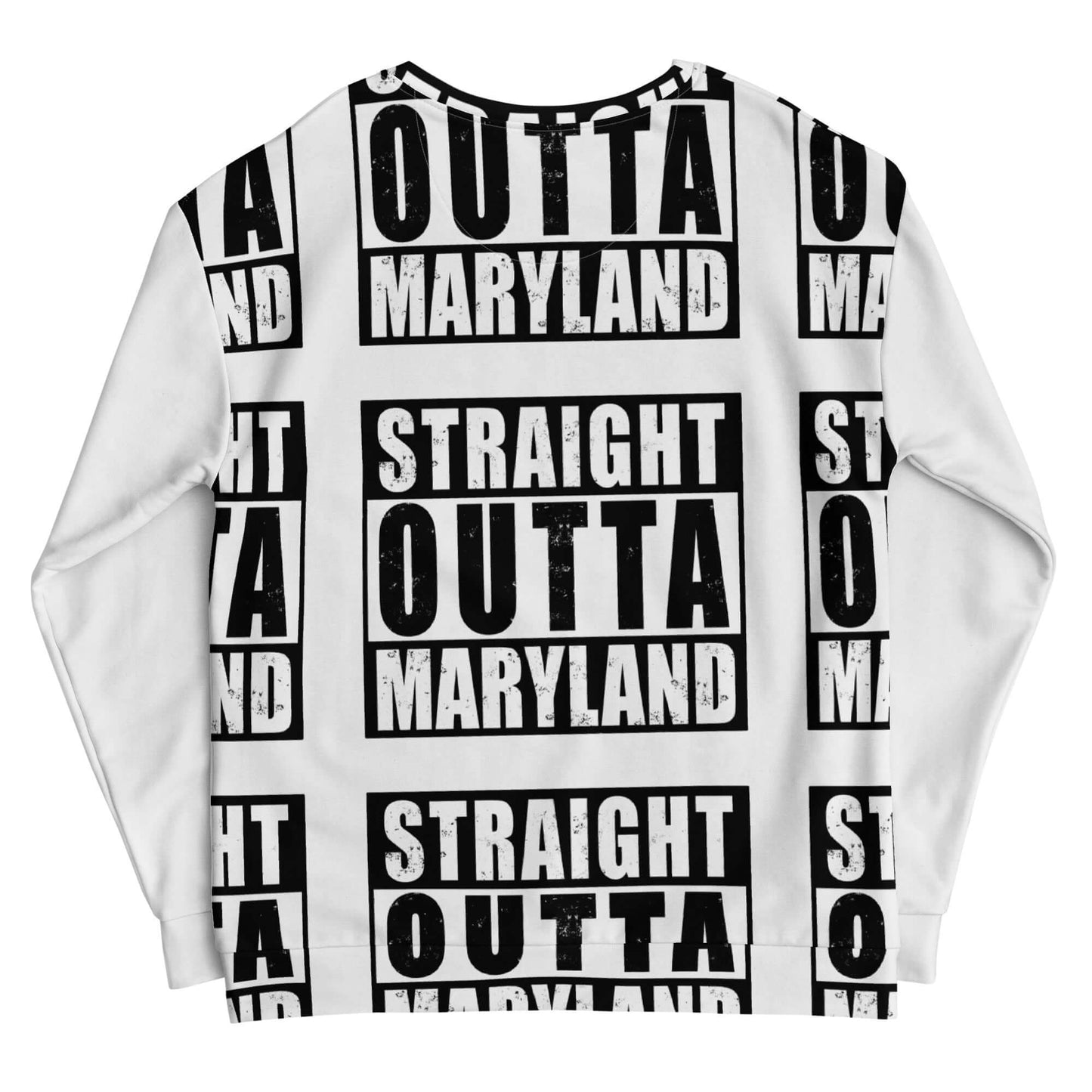 Straight Outta Maryland Unisex Poly-Blend Sweatshirt