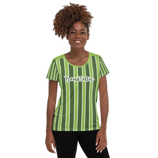 TrendSetter Green Rules Women's Poly-Blend Athletic T-Shirt