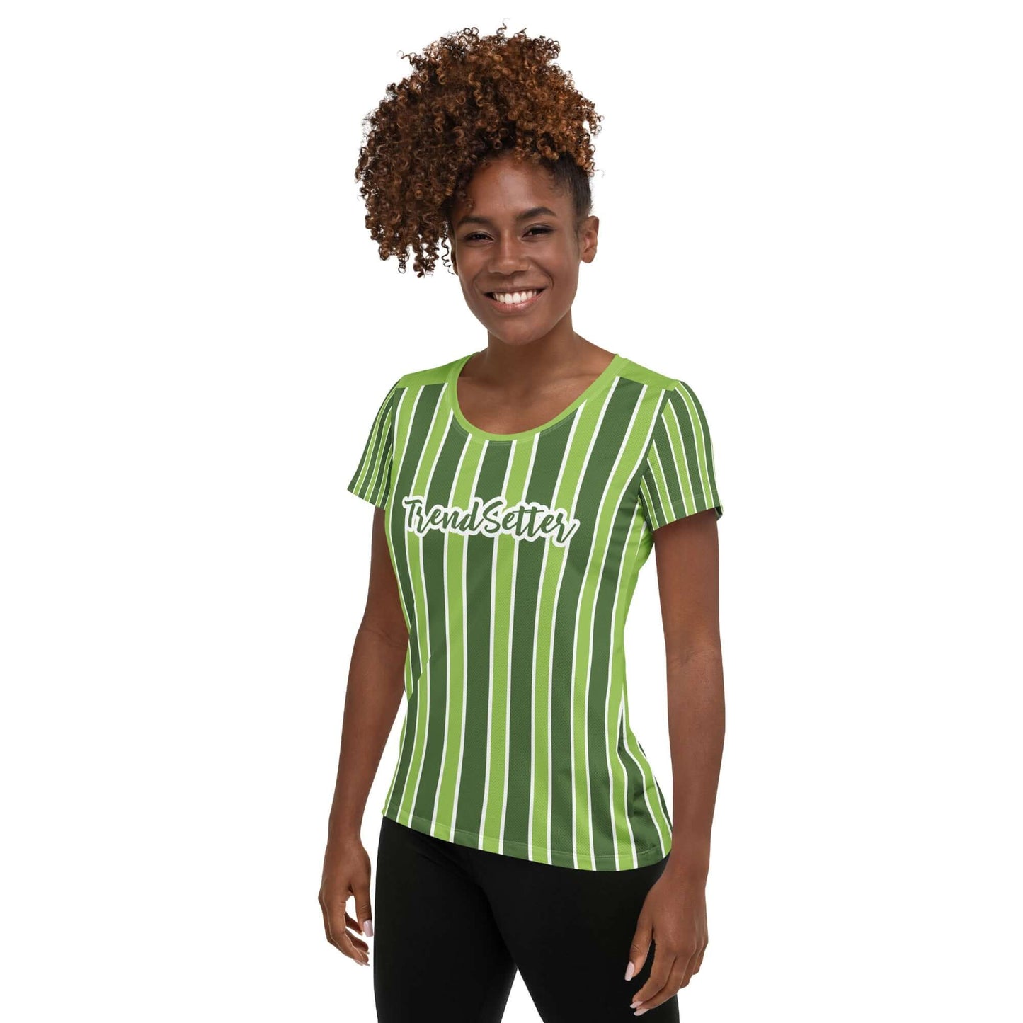 TrendSetter Green Rules Women's Poly-Blend Athletic T-Shirt