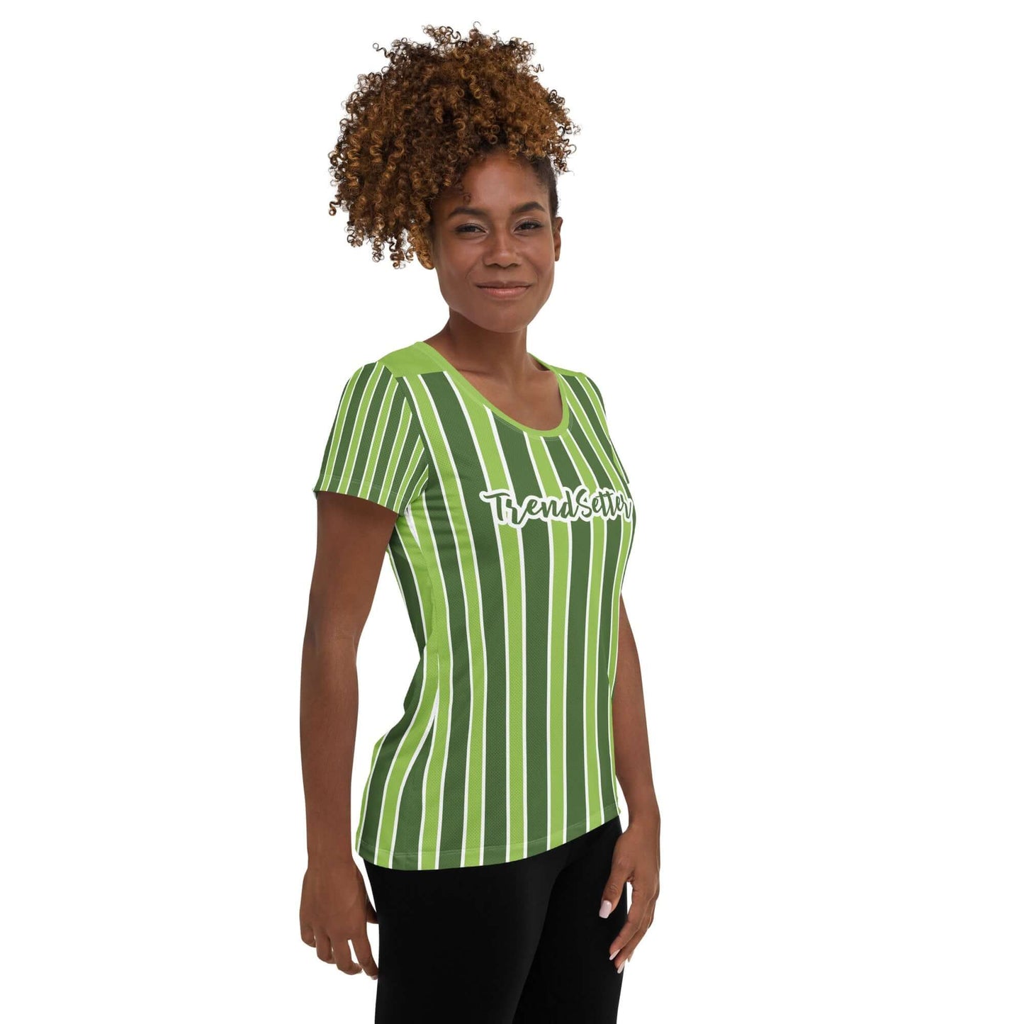 TrendSetter Green Rules Women's Poly-Blend Athletic T-Shirt