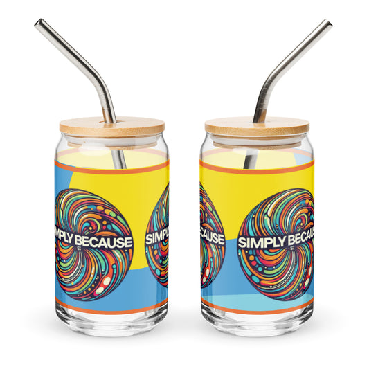 Simply Because Can-Shaped Glass, 16 oz