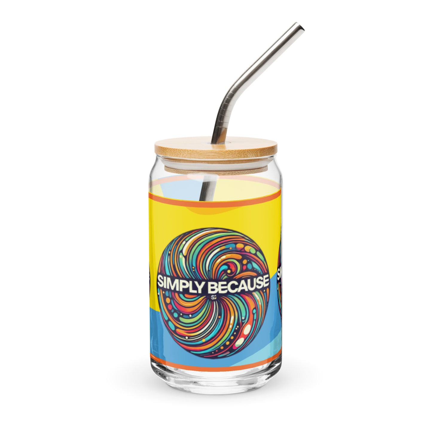 Simply Because Can-Shaped Glass, 16 oz