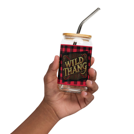 Wild Thang Can-Shaped Glass, 16 oz