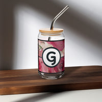 G is for Girlish Rose Standard Can-Shaped Glass, 16 oz