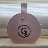 G is for Girlish: Faux Leather Small Travel Jewelry Case w/Handle