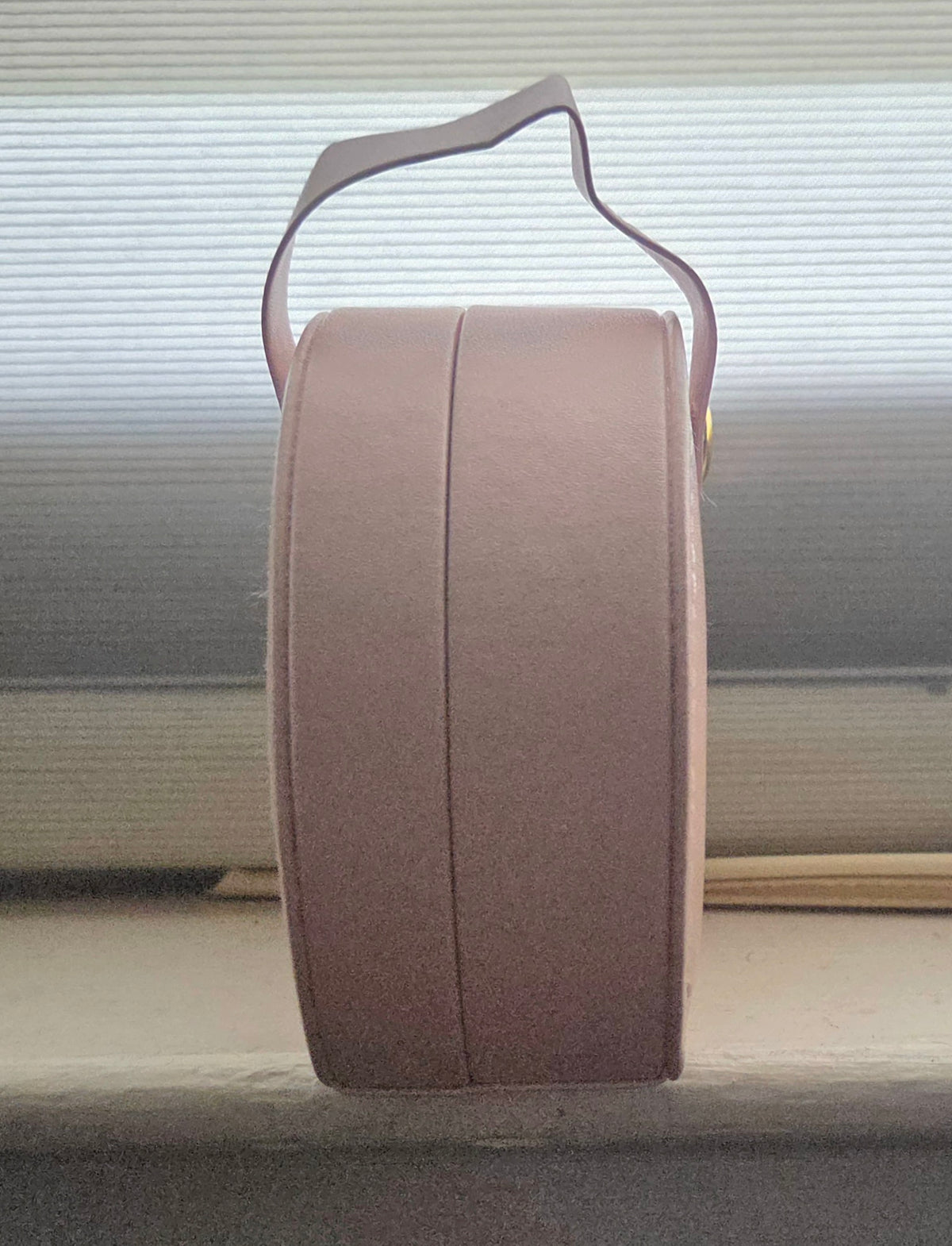 G is for Girlish: Faux Leather Small Travel Jewelry Case w/Handle