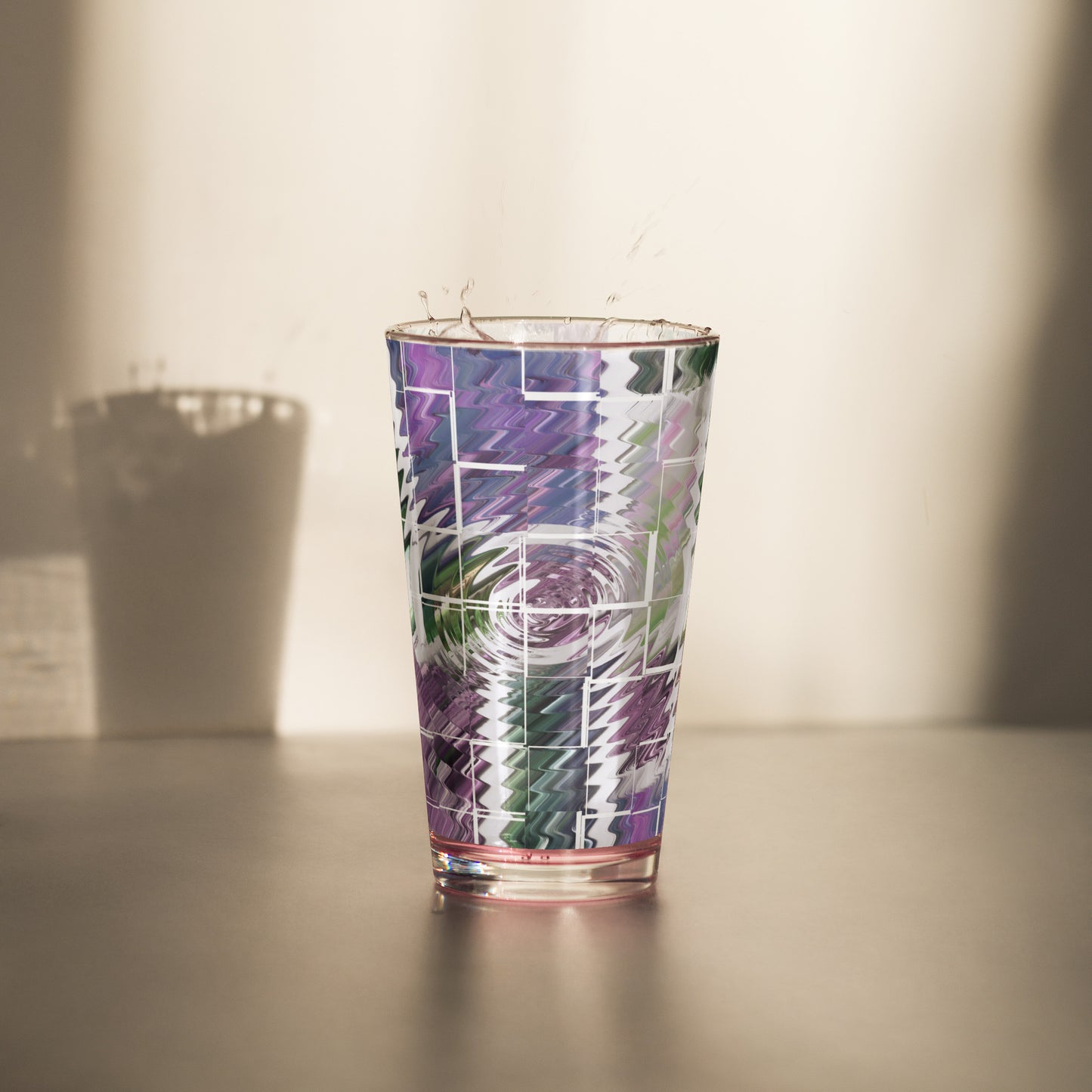 Purple Phaz Shaker Pint Glass