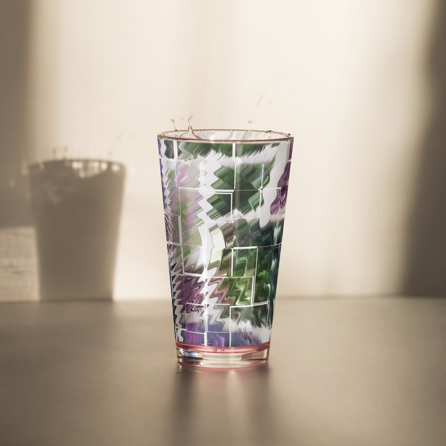 Purple Phaz Shaker Pint Glass