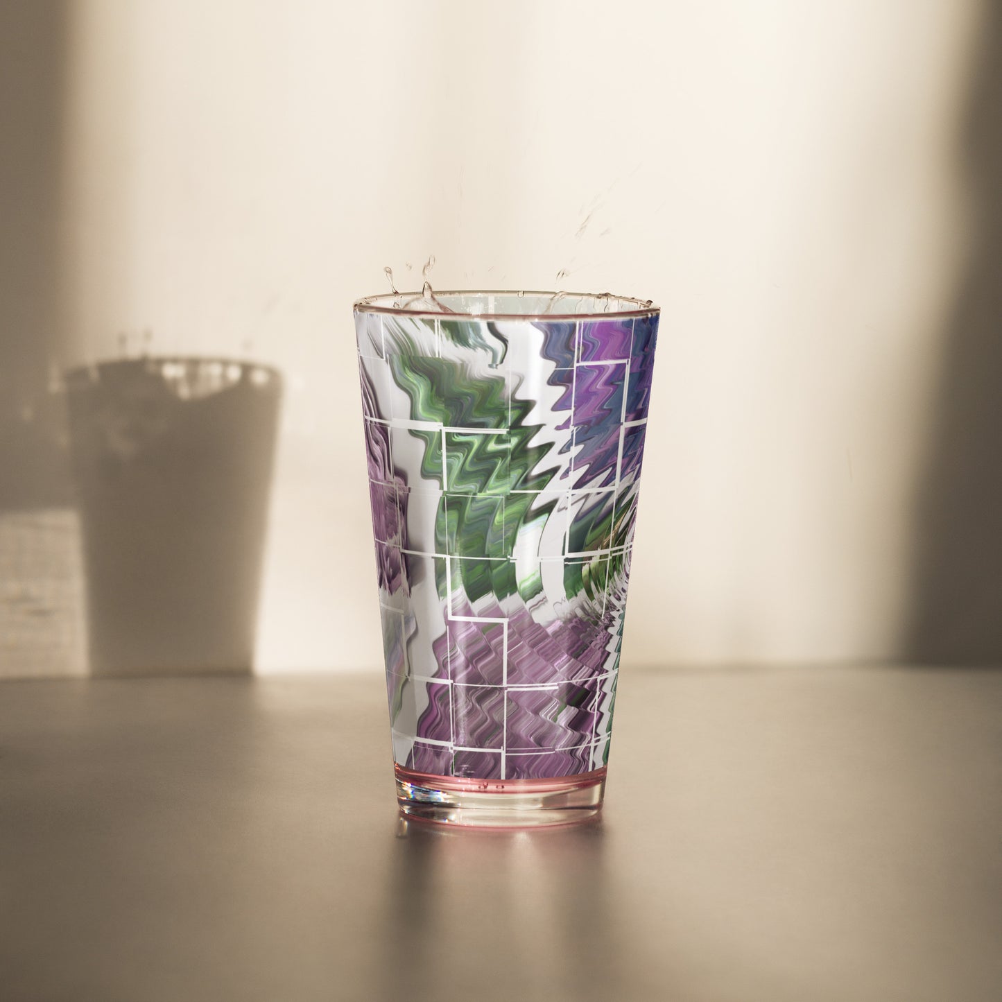 Purple Phaz Shaker Pint Glass