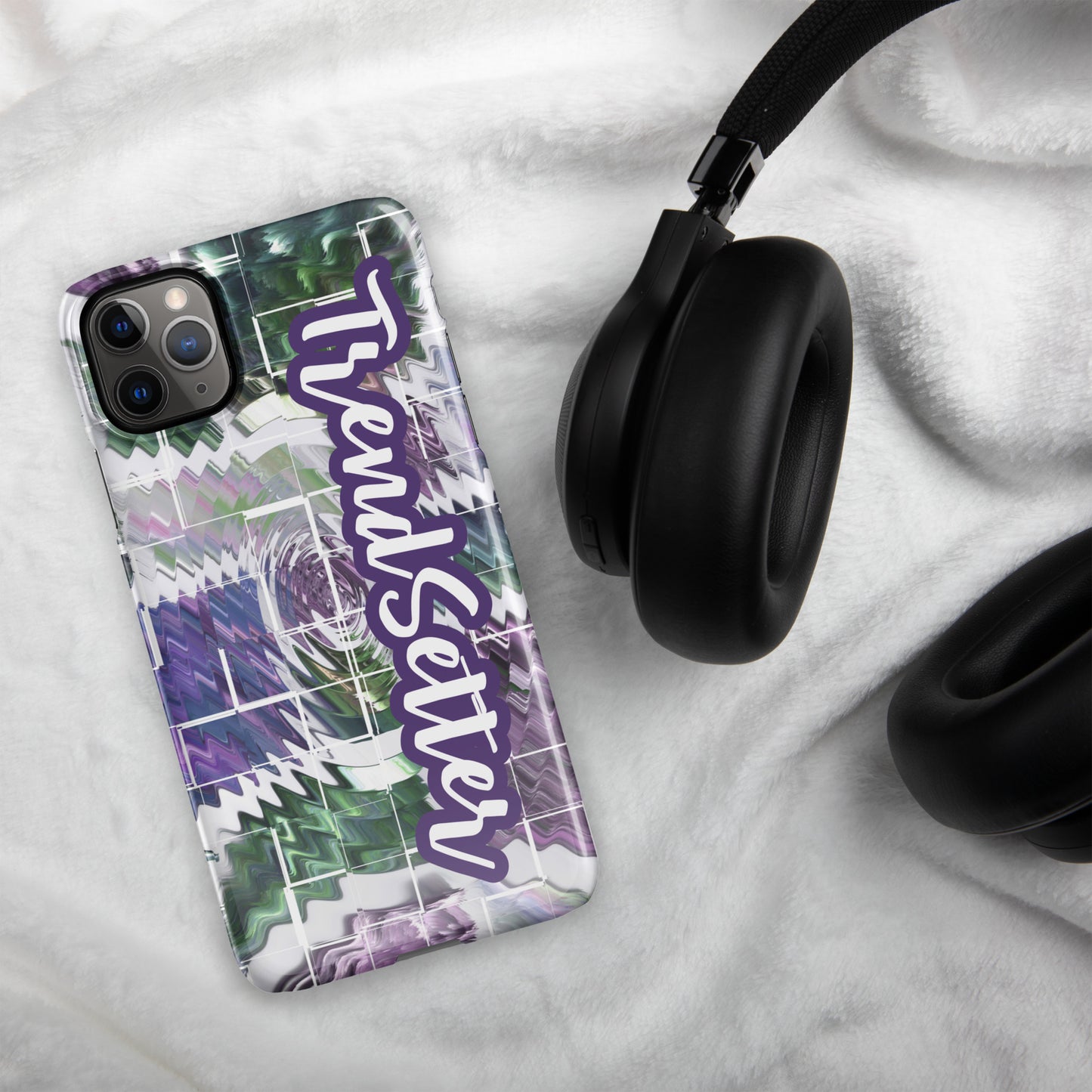 TrendSetter Purple Phaz Snap Case for iPhone®