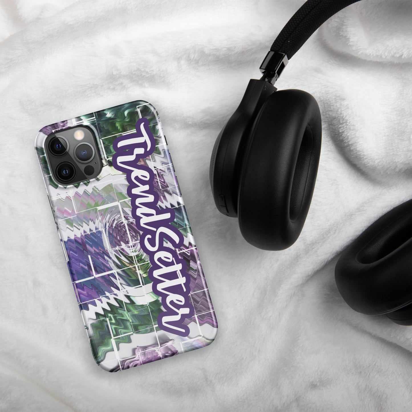 TrendSetter Purple Phaz Snap Case for iPhone®