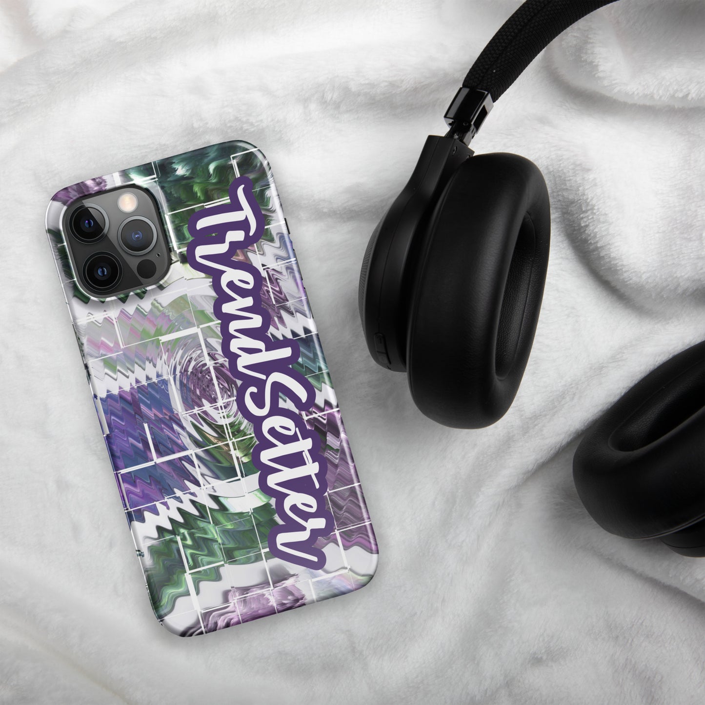 TrendSetter Purple Phaz Snap Case for iPhone®