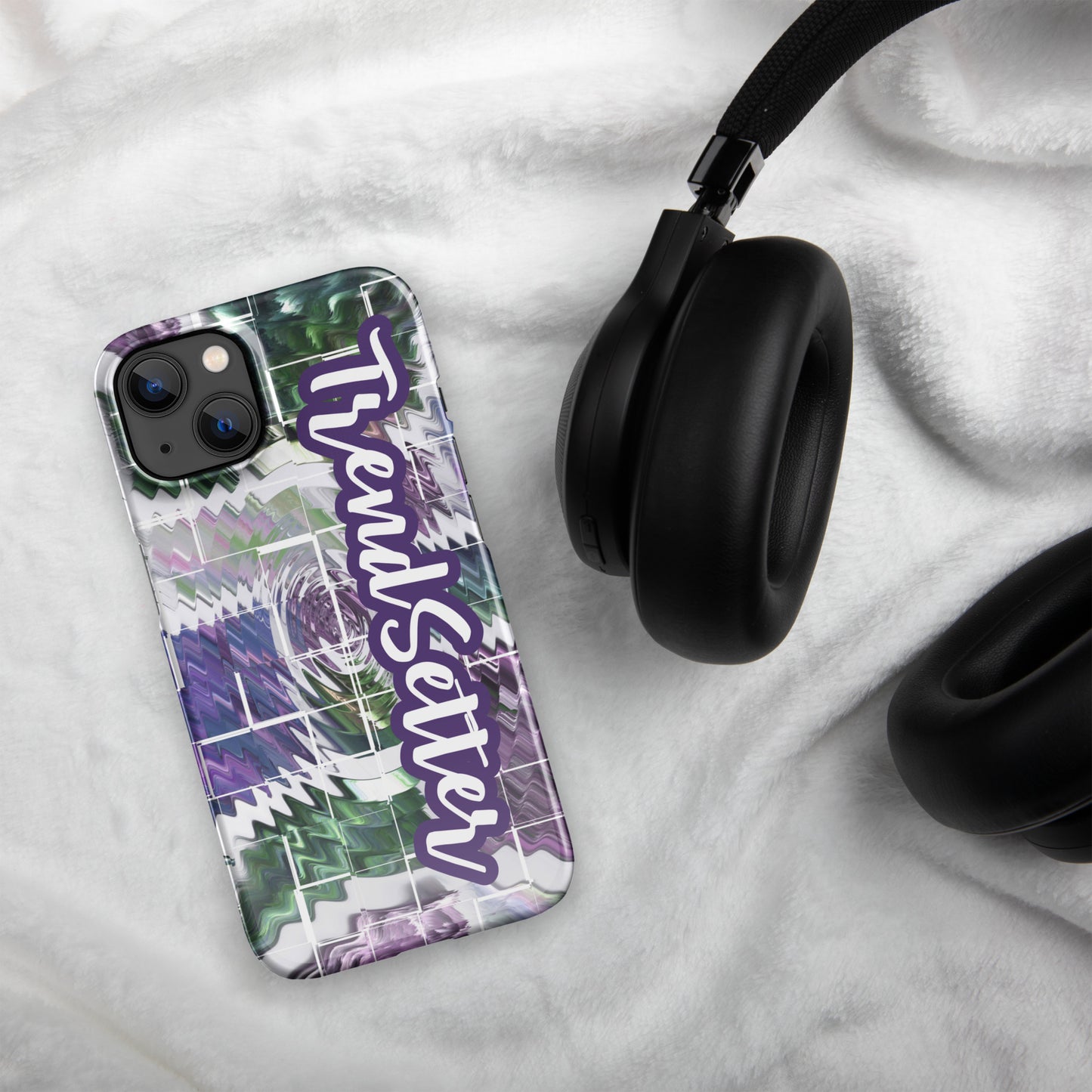 TrendSetter Purple Phaz Snap Case for iPhone®