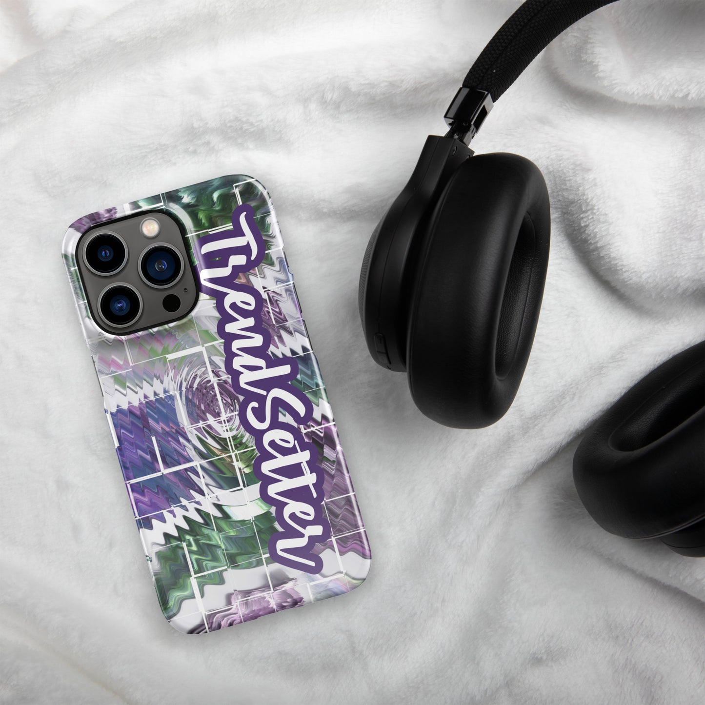 TrendSetter Purple Phaz Snap Case for iPhone®