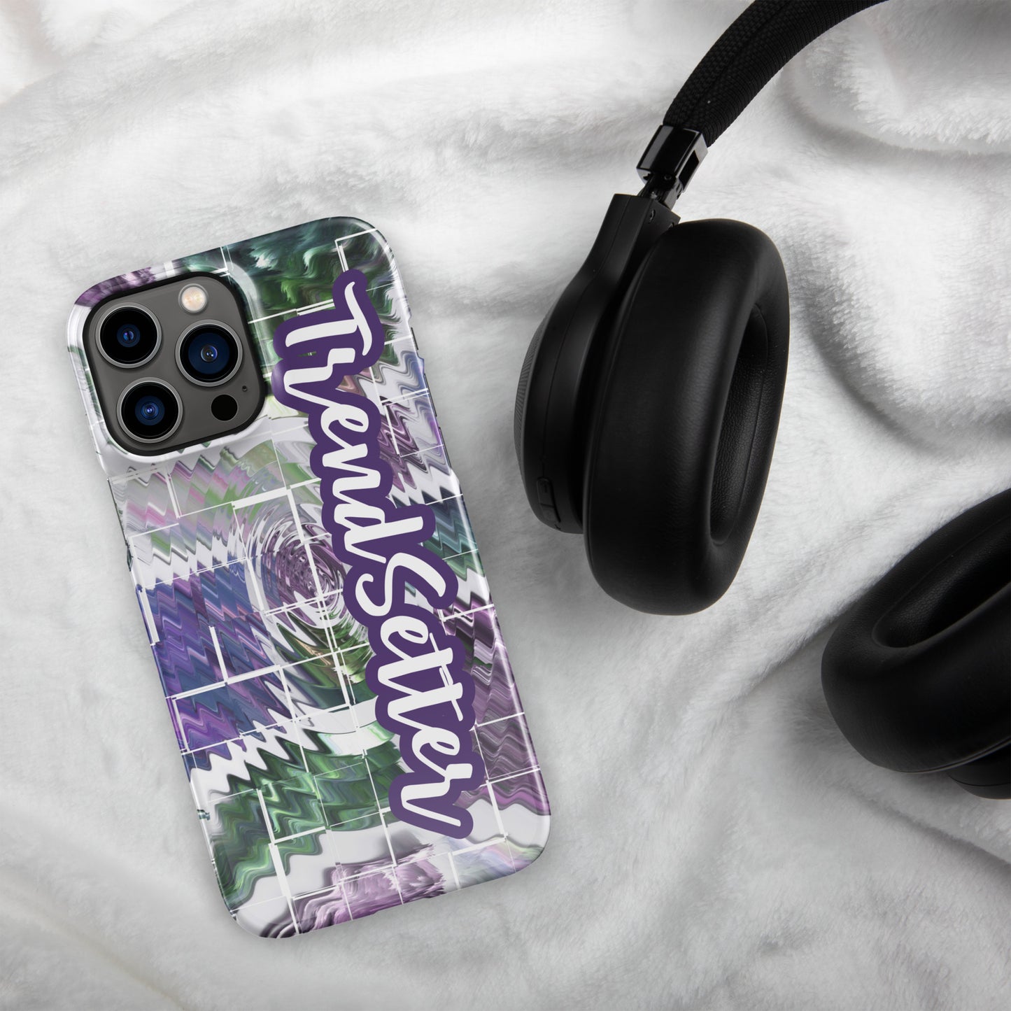 TrendSetter Purple Phaz Snap Case for iPhone®