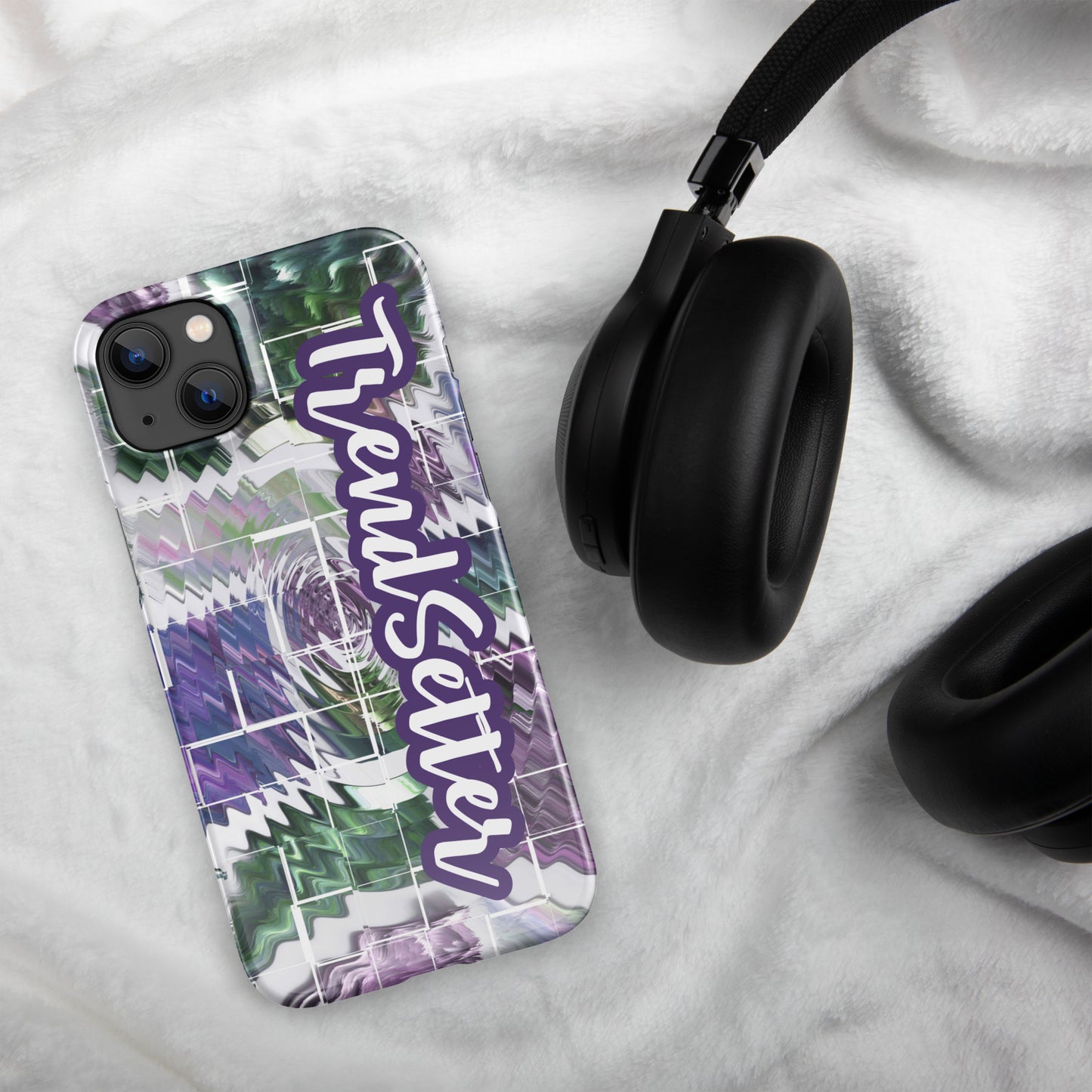 TrendSetter Purple Phaz Snap Case for iPhone®