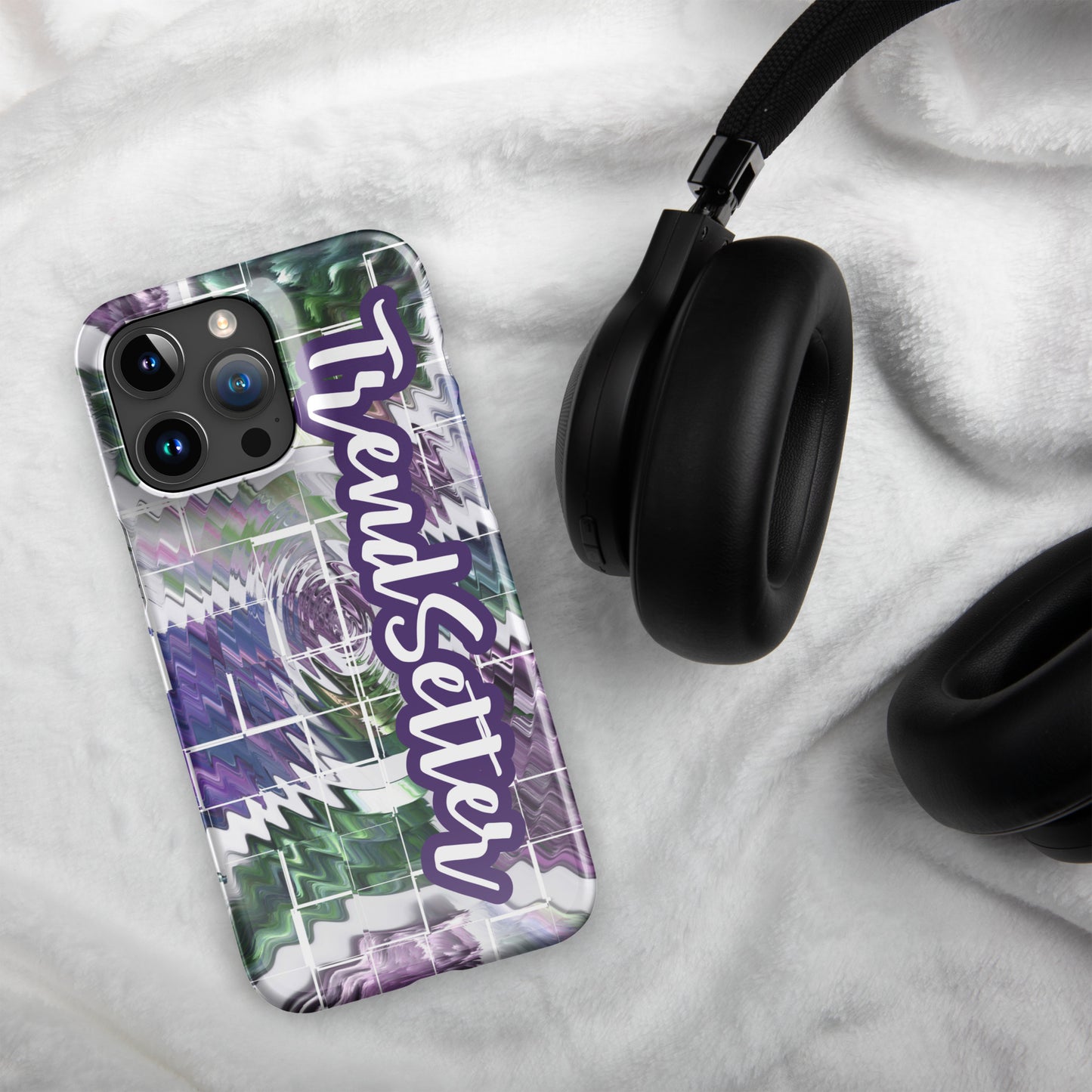 TrendSetter Purple Phaz Snap Case for iPhone®