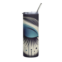 G is for Girlish Shadow Blue Nite Stainless Steel Tumbler, 20 oz